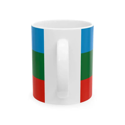 Karachay-Cherkessia flag alternative 2 (Russia) White Coffee Mug - Go Mug Yourself