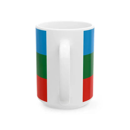 Karachay-Cherkessia flag alternative 2 (Russia) White Coffee Mug - Go Mug Yourself