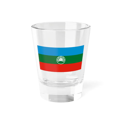 Karachay-Cherkessia flag alternative (Russia) Shot Glass 1.5oz 1.5oz - Go Mug Yourself