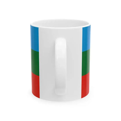Karachay-Cherkessia flag alternative (Russia) White Coffee Mug - Go Mug Yourself