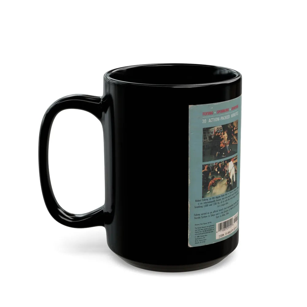 KARATE BREAKERS (VHS COVER) - Black Coffee Mug-Go Mug Yourself