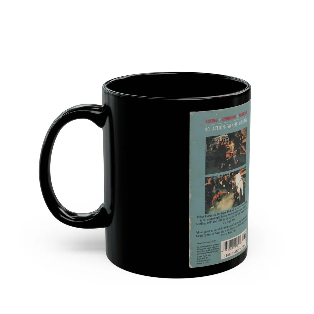 KARATE BREAKERS (VHS COVER) - Black Coffee Mug-Go Mug Yourself