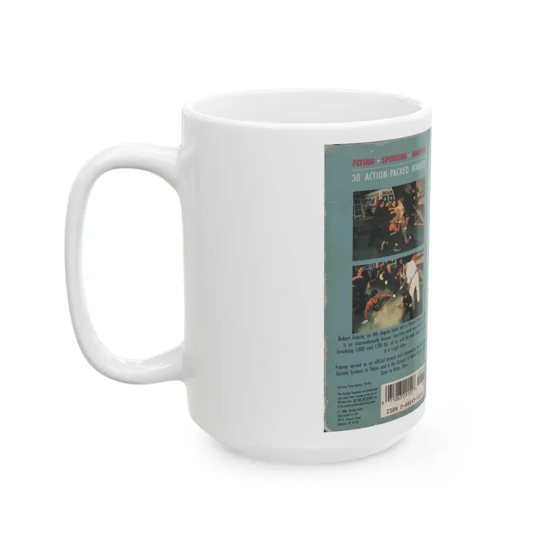 KARATE BREAKERS (VHS COVER) - White Coffee Mug - Go Mug Yourself