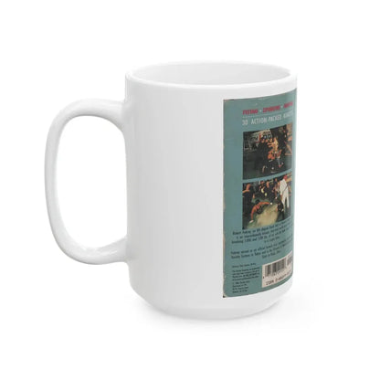 KARATE BREAKERS (VHS COVER) - White Coffee Mug - Go Mug Yourself
