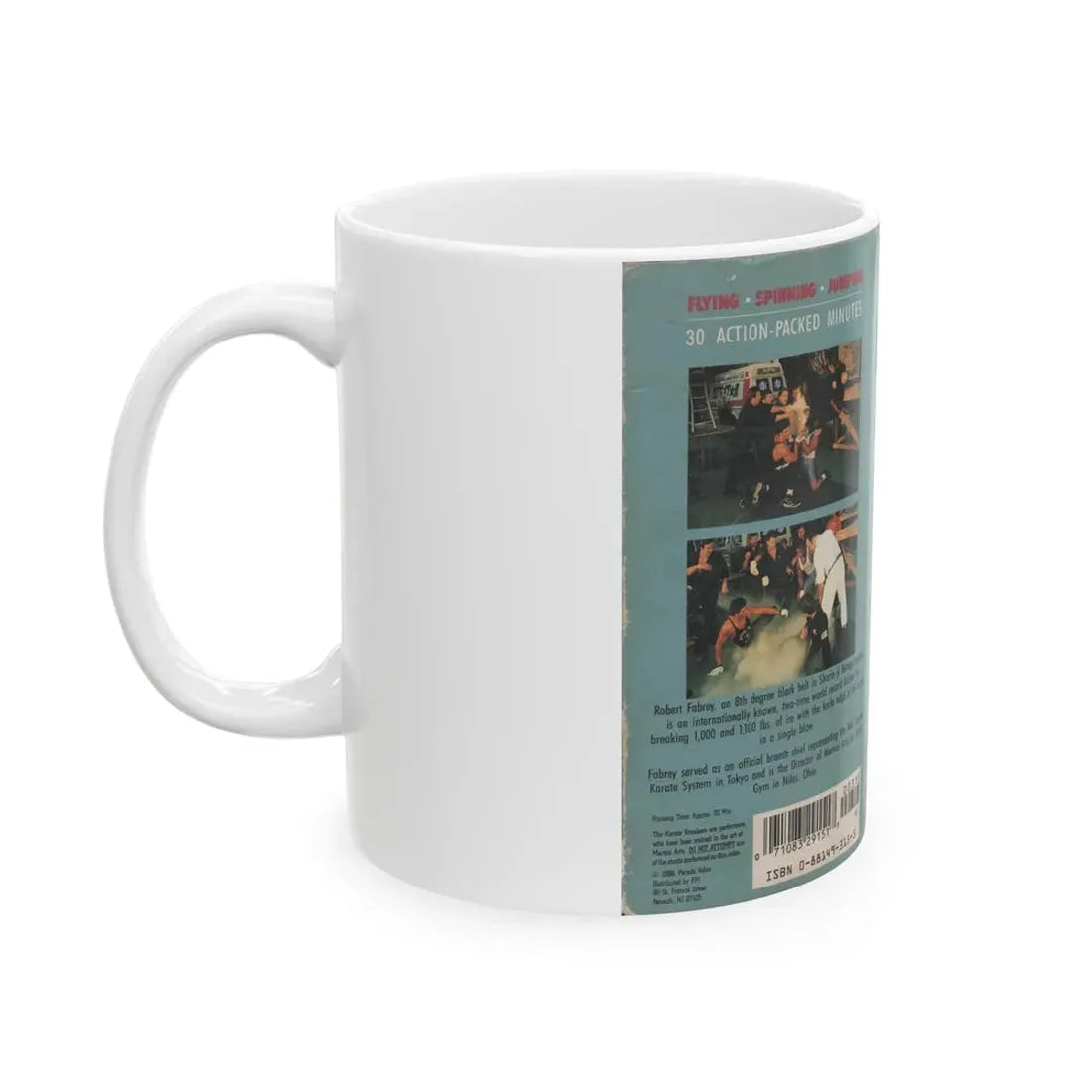KARATE BREAKERS (VHS COVER) - White Coffee Mug - Go Mug Yourself