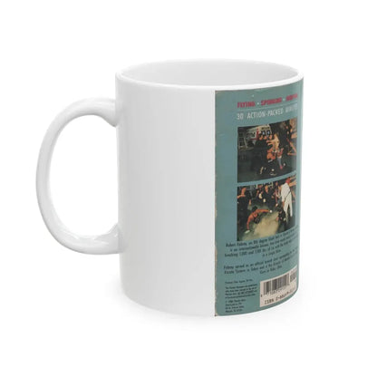 KARATE BREAKERS (VHS COVER) - White Coffee Mug - Go Mug Yourself