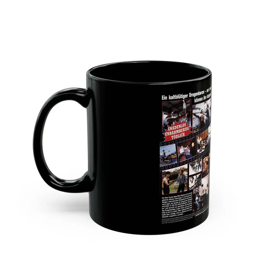 KARATE CHAMP 2 (VHS COVER) - Black Coffee Mug - Go Mug Yourself