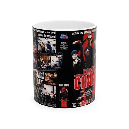 KARATE CHAMP 2 (VHS COVER) - White Coffee Mug 11oz - Go Mug Yourself