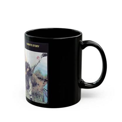 KARATE STORY (VHS COVER) - Black Coffee Mug - Go Mug Yourself