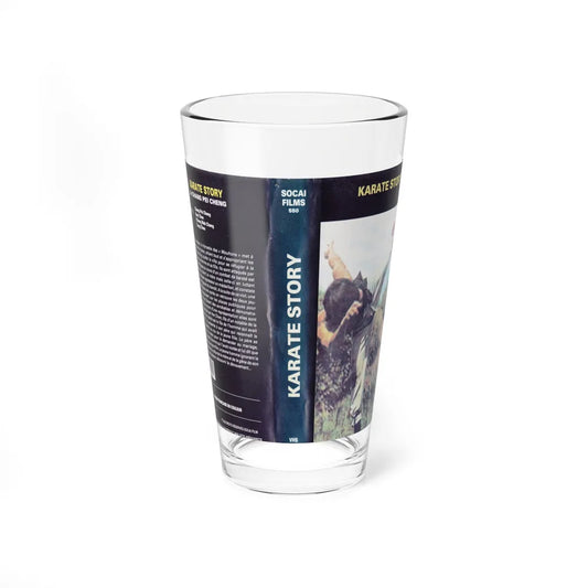 KARATE STORY (VHS COVER) Pint Glass 16oz 16oz - Go Mug Yourself