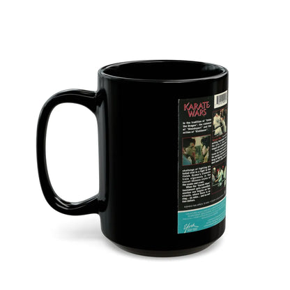 KARATE WARS (VHS COVER) - Black Coffee Mug-Go Mug Yourself