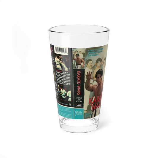 KARATE WARS (VHS COVER) Pint Glass 16oz-16oz-Go Mug Yourself