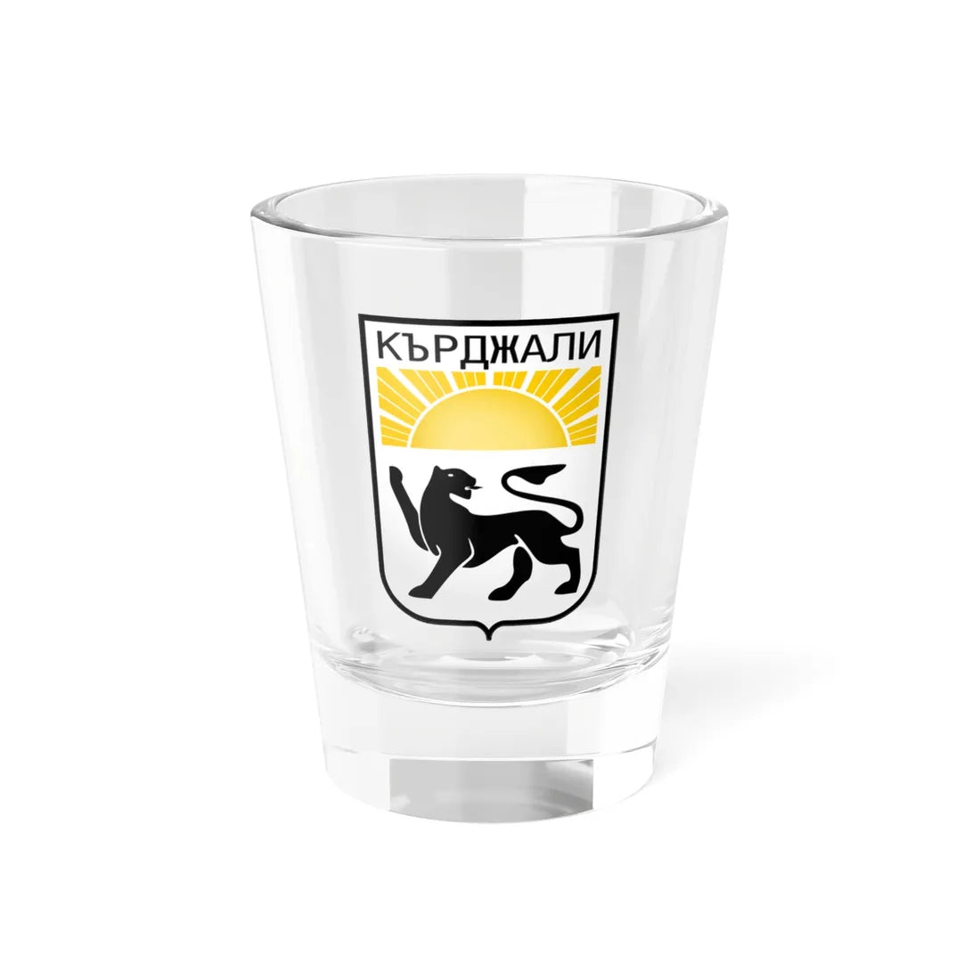 Kardzhali-coat-of-arms old (Bulgaria) (Coat of Arms) Shot Glass 1.5oz 1.5oz - Go Mug Yourself