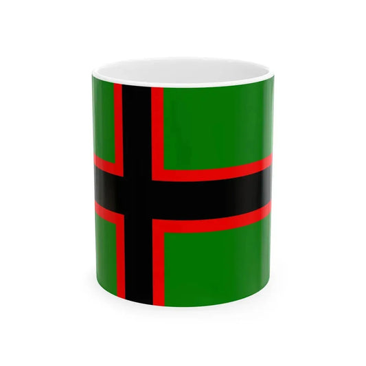Karelian National Flag (Russia) White Coffee Mug 11oz - Go Mug Yourself