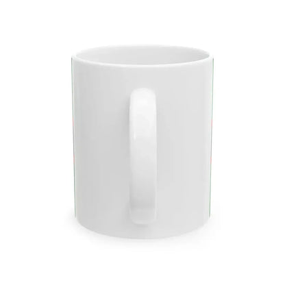 Karelian National Flag (Russia) White Coffee Mug - Go Mug Yourself