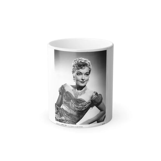 Karin Booth #12 (version 2) (Vintage Female Icons) Color Changing Mug 11oz-11oz-Go Mug Yourself