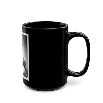Karin Booth #12 (Vintage Female Icon) Black Coffee Mug - Go Mug Yourself