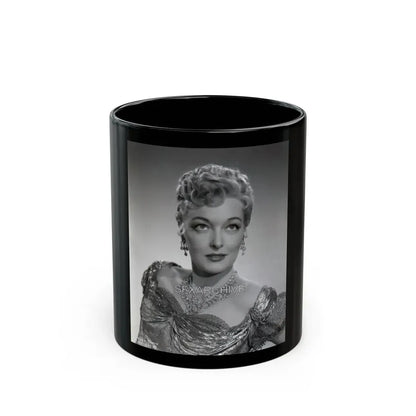 Karin Booth #13 (Vintage Female Icon) Black Coffee Mug 11oz - Go Mug Yourself