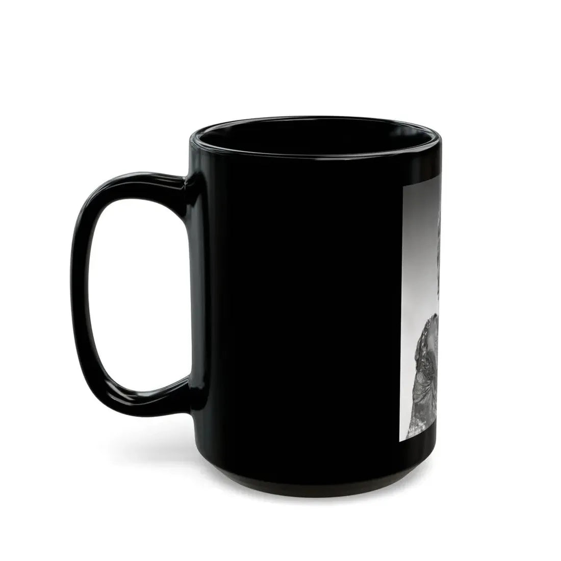 Karin Booth #13 (Vintage Female Icon) Black Coffee Mug - Go Mug Yourself
