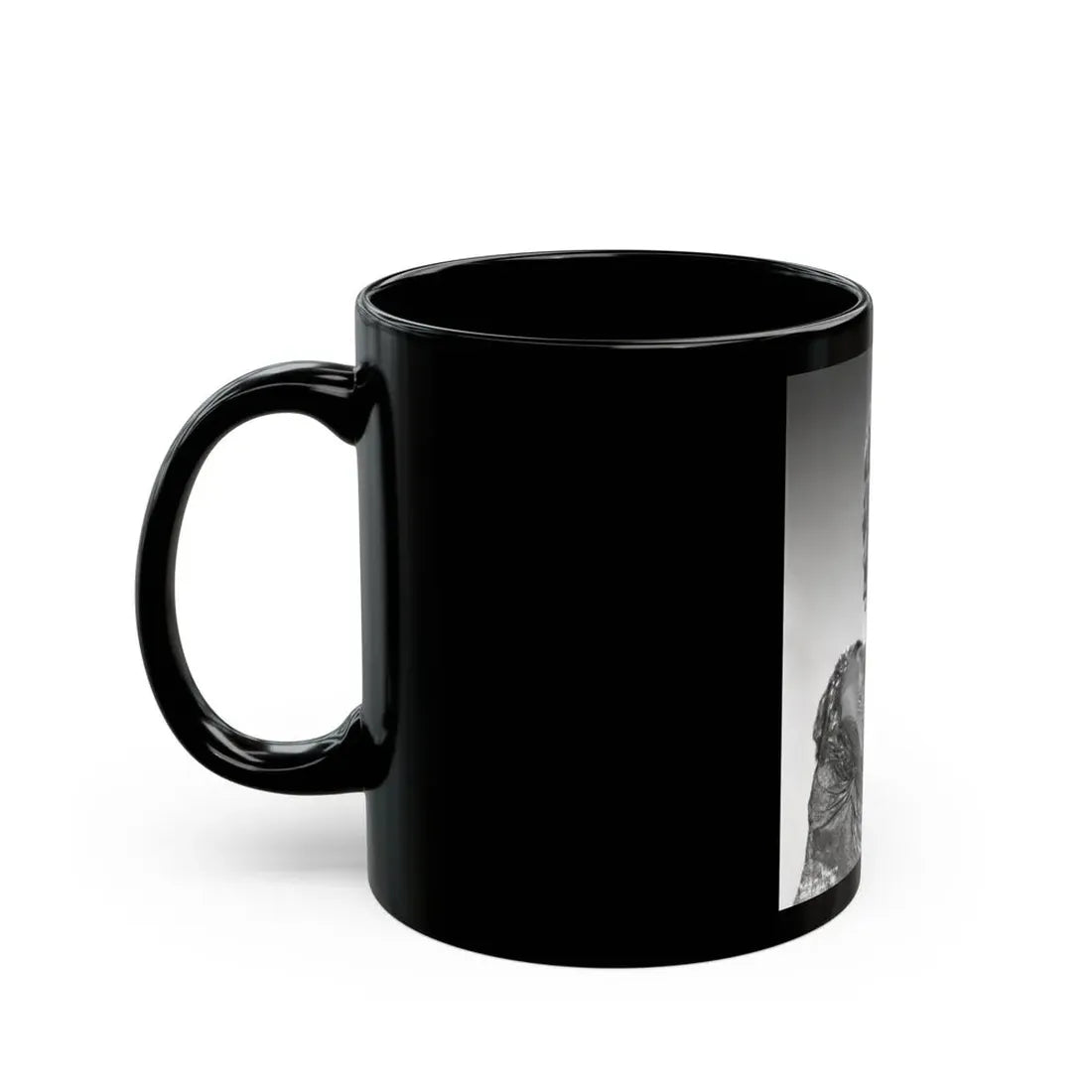 Karin Booth #13 (Vintage Female Icon) Black Coffee Mug - Go Mug Yourself