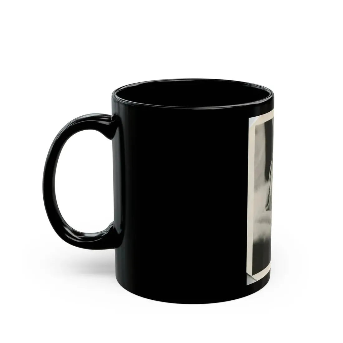 Karin Booth #17 (Vintage Female Icon) Black Coffee Mug - Go Mug Yourself