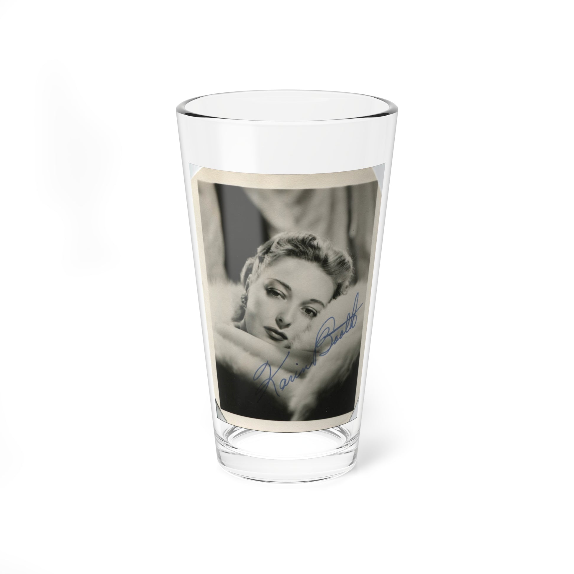 Karin Booth #17 (Vintage Female Icon) Pint Glass 16oz-16oz-Go Mug Yourself