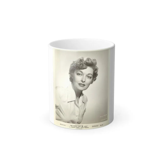 Karin Booth #18 (version 1) (Vintage Female Icons) Color Changing Mug 11oz-11oz-Go Mug Yourself