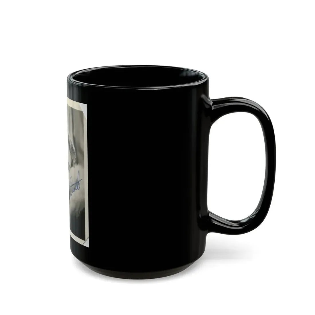 Karin Booth #22 (Vintage Female Icon) Black Coffee Mug - Go Mug Yourself