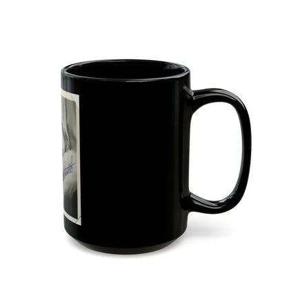 Karin Booth #22 (Vintage Female Icon) Black Coffee Mug - Go Mug Yourself