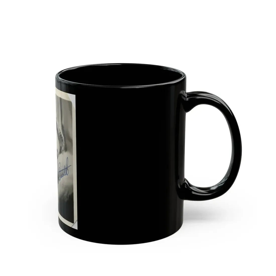 Karin Booth #22 (Vintage Female Icon) Black Coffee Mug - Go Mug Yourself