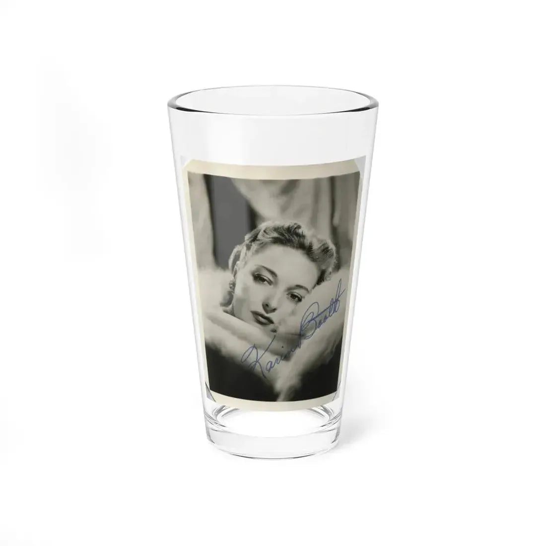 Karin Booth #22 (Vintage Female Icon) Pint Glass 16oz 16oz - Go Mug Yourself