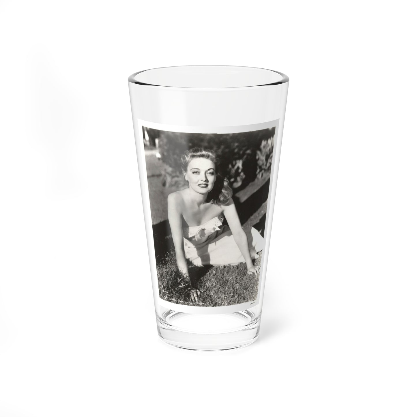 Karin Booth #25 (Vintage Female Icon) Pint Glass 16oz-16oz-Go Mug Yourself