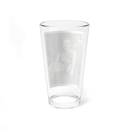 Karin Booth #25 (Vintage Female Icon) Pint Glass 16oz-Go Mug Yourself