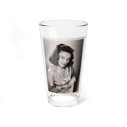 Karin Booth #49 (Vintage Female Icon) Pint Glass 16oz-16oz-Go Mug Yourself