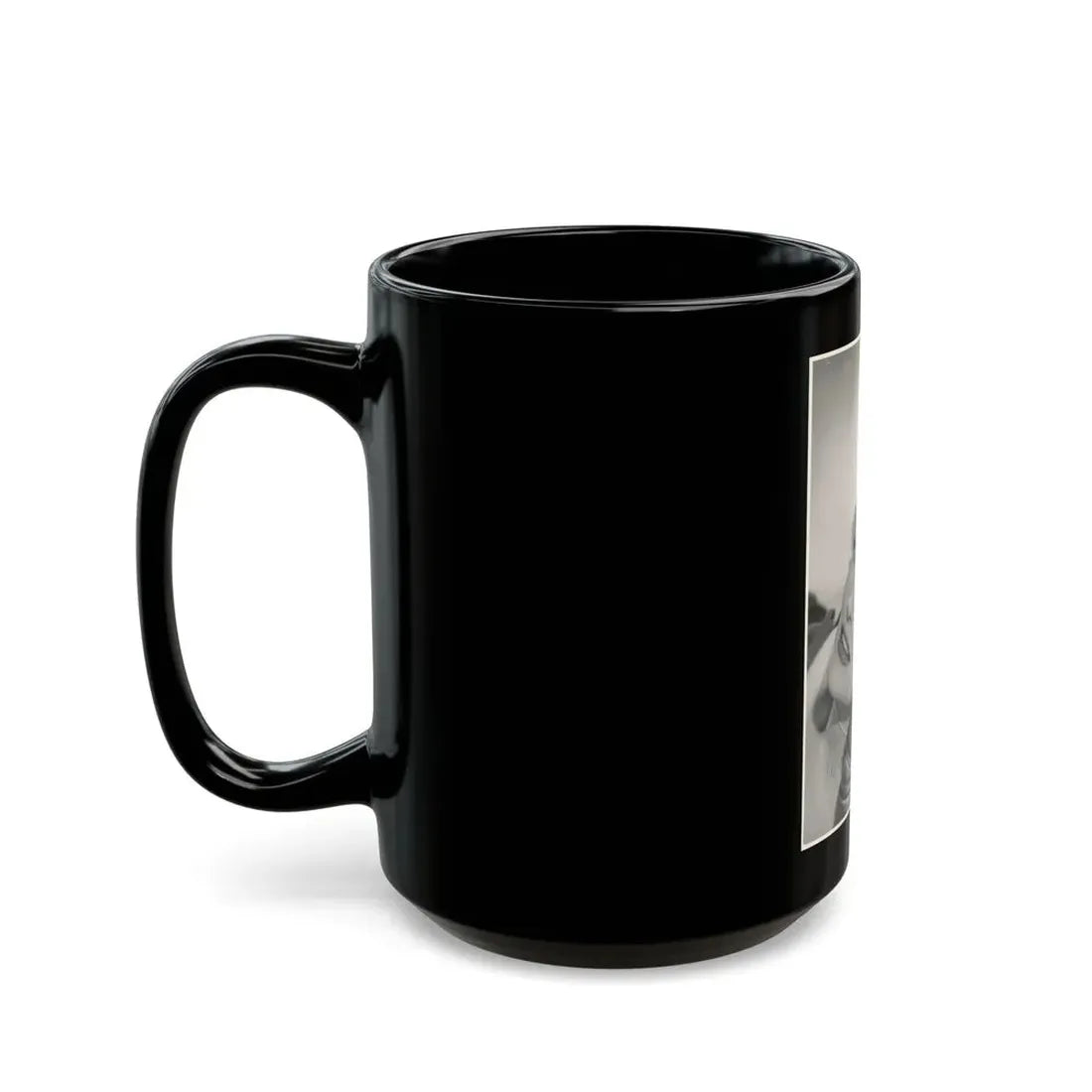 Karin Booth #50 (Vintage Female Icon) Black Coffee Mug - Go Mug Yourself