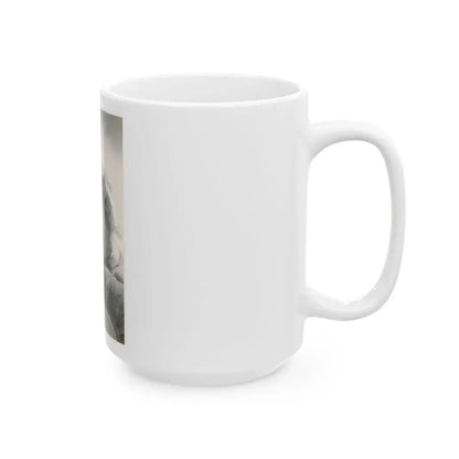 Karin Booth #50 (Vintage Female Icon) White Coffee Mug - Go Mug Yourself