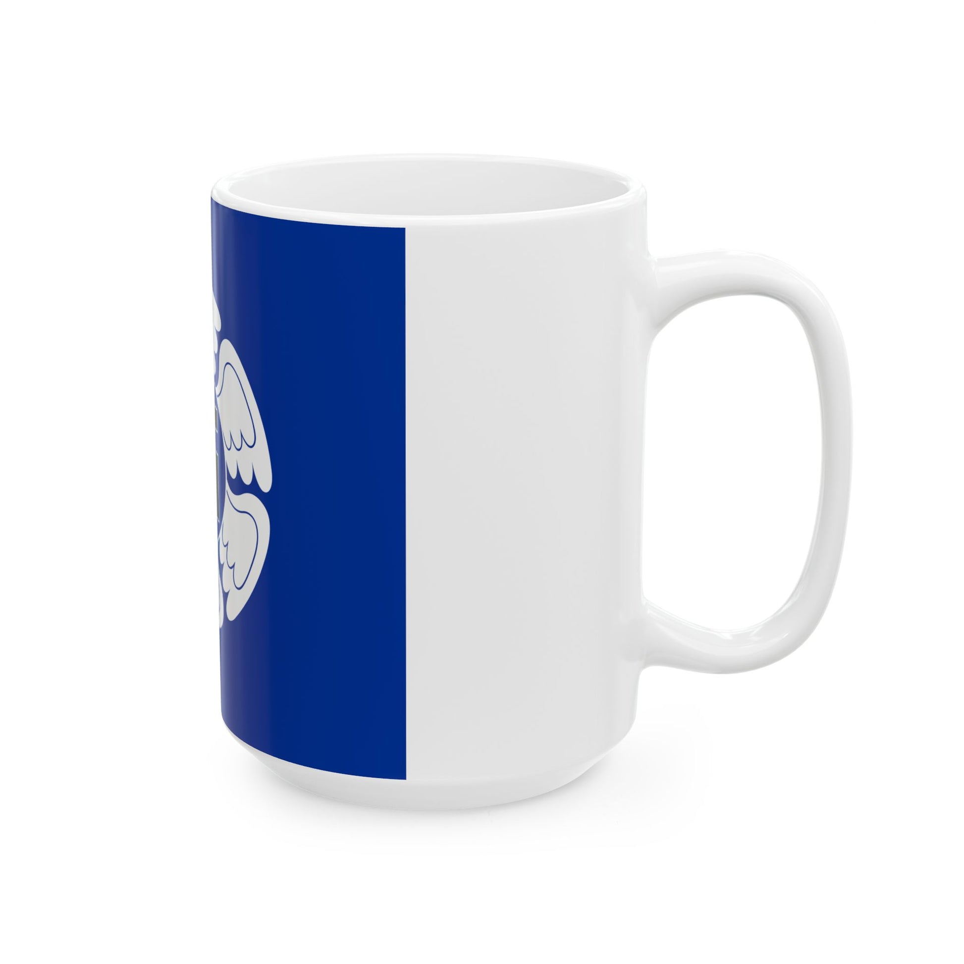Karjalan Lennoston lippu (Finland) White Coffee Mug-Go Mug Yourself
