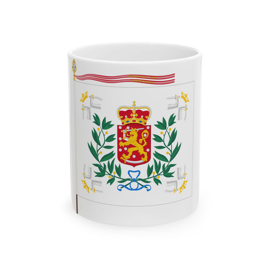 Karjalan prikaatin lippu (Finland) White Coffee Mug-11oz-Go Mug Yourself