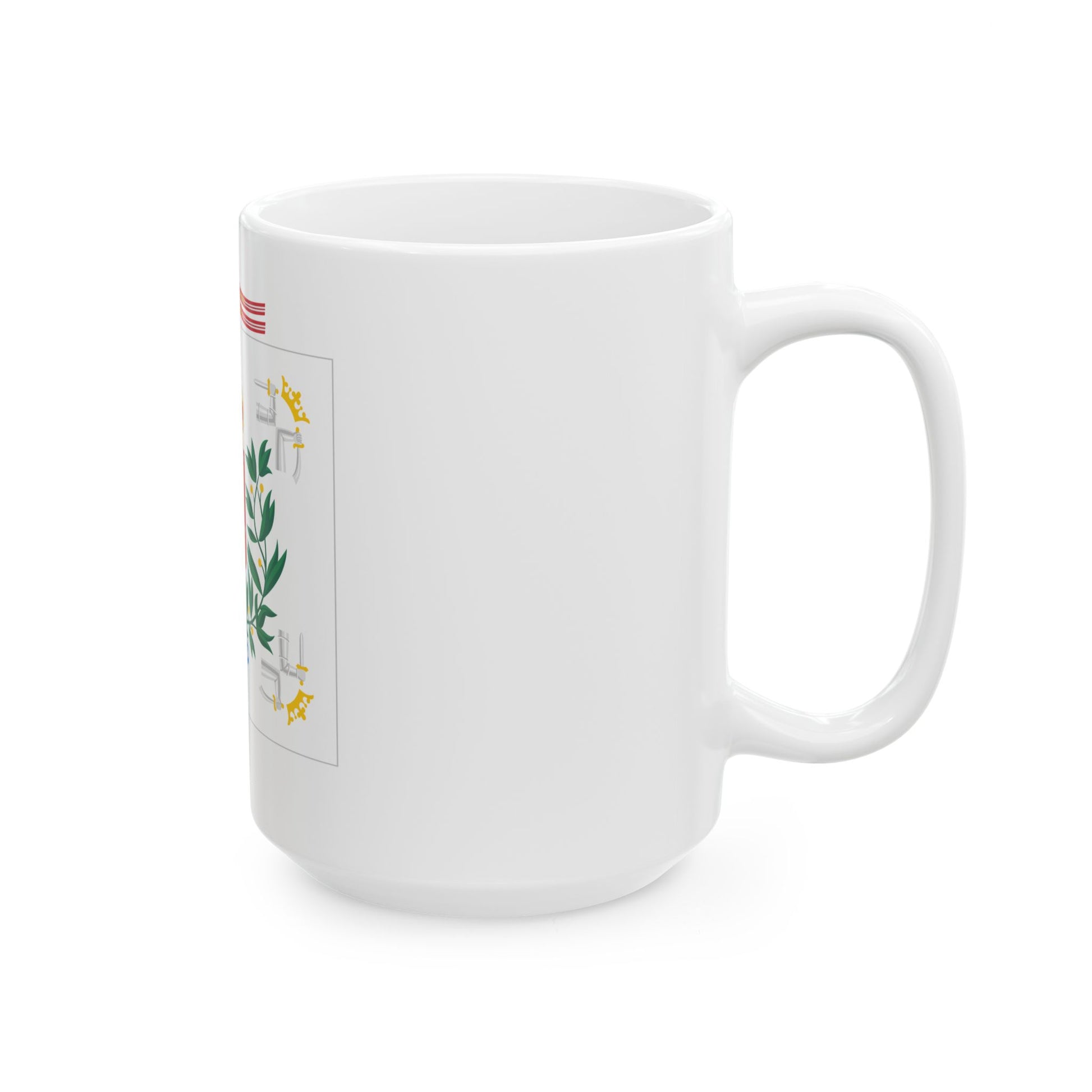 Karjalan prikaatin lippu (Finland) White Coffee Mug-Go Mug Yourself