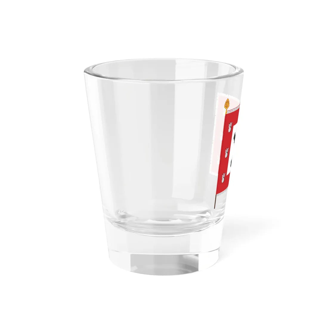 Karjalan tykistörykmentin lippu (Finland) Shot Glass 1.5oz - Go Mug Yourself