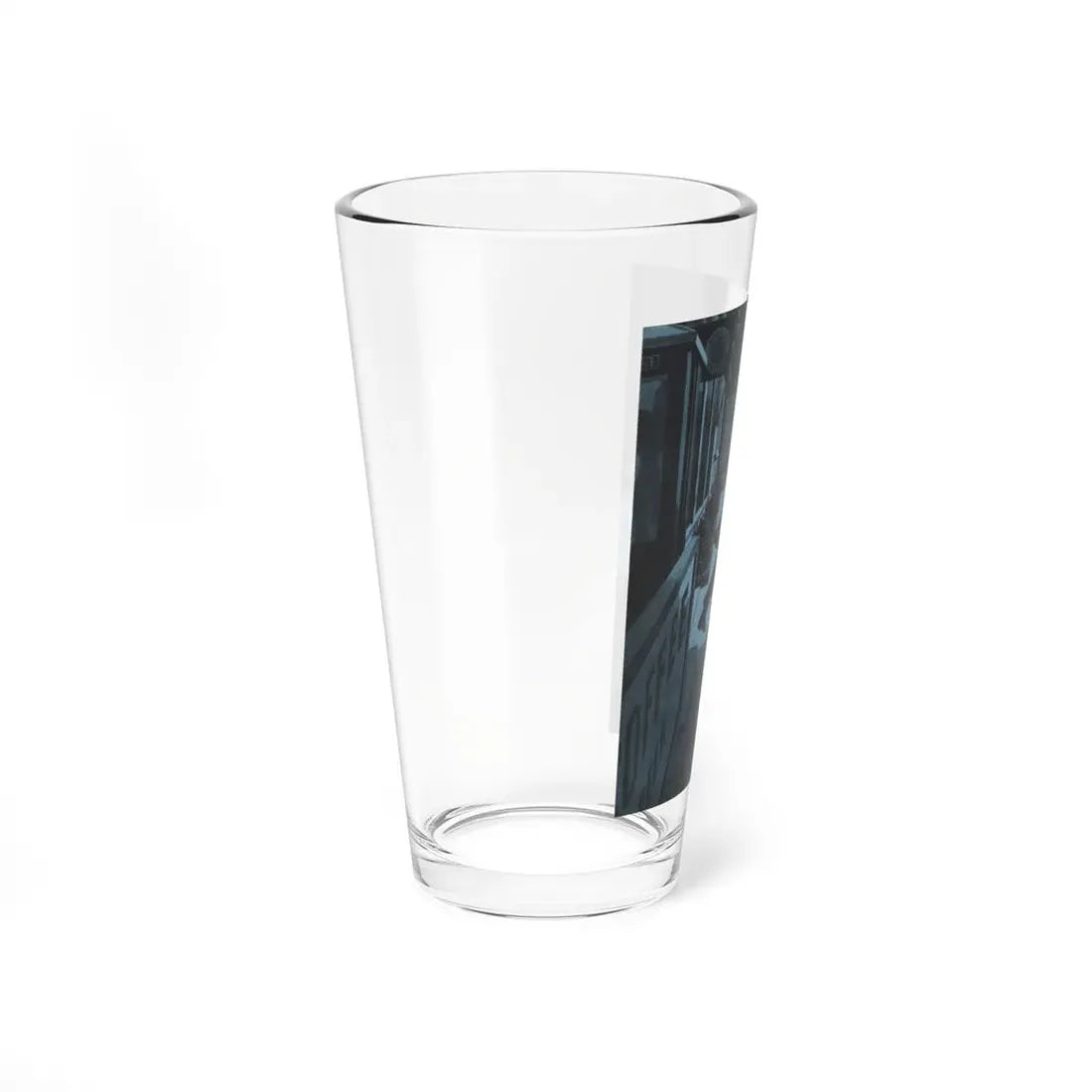 Karl casually dispatches his victim - death by strangulation in Saturday Evening Post - Pint Glass 16oz - Go Mug Yourself