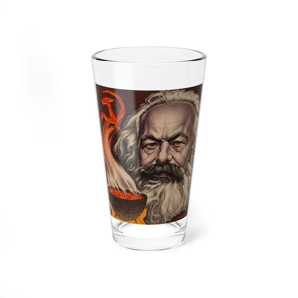 Karl Marx, Time magazine cover, February 23, 1948 - Pint Glass 16oz-16oz-Go Mug Yourself