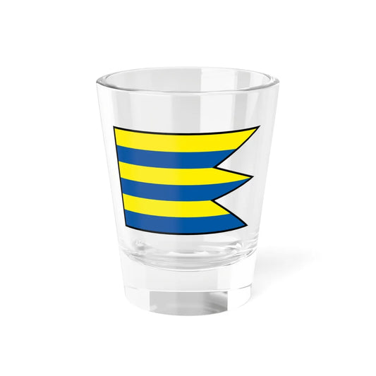 Karlova Ves Bratislava Iv Flag (Slovakia) Shot Glass 1.5oz 1.5oz - Go Mug Yourself