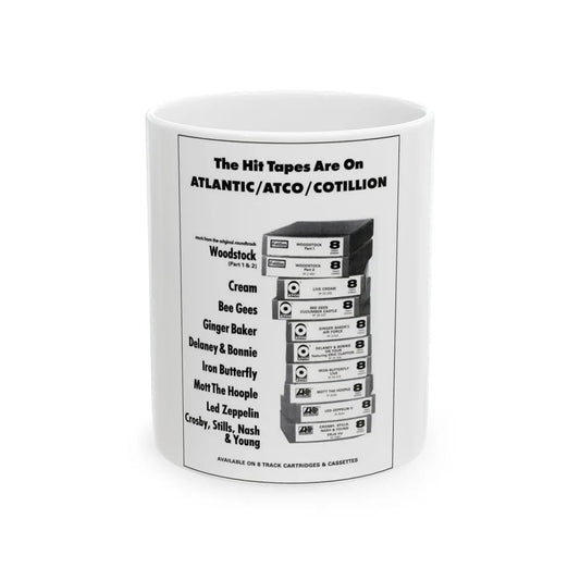 Kasetter 1970 (Music Poster) White Coffee Mug-11oz-Go Mug Yourself