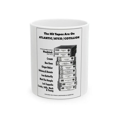 Kasetter 1970 (Music Poster) White Coffee Mug 11oz - Go Mug Yourself