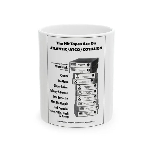Kasetter 1970 (Music Poster) White Coffee Mug 11oz - Go Mug Yourself