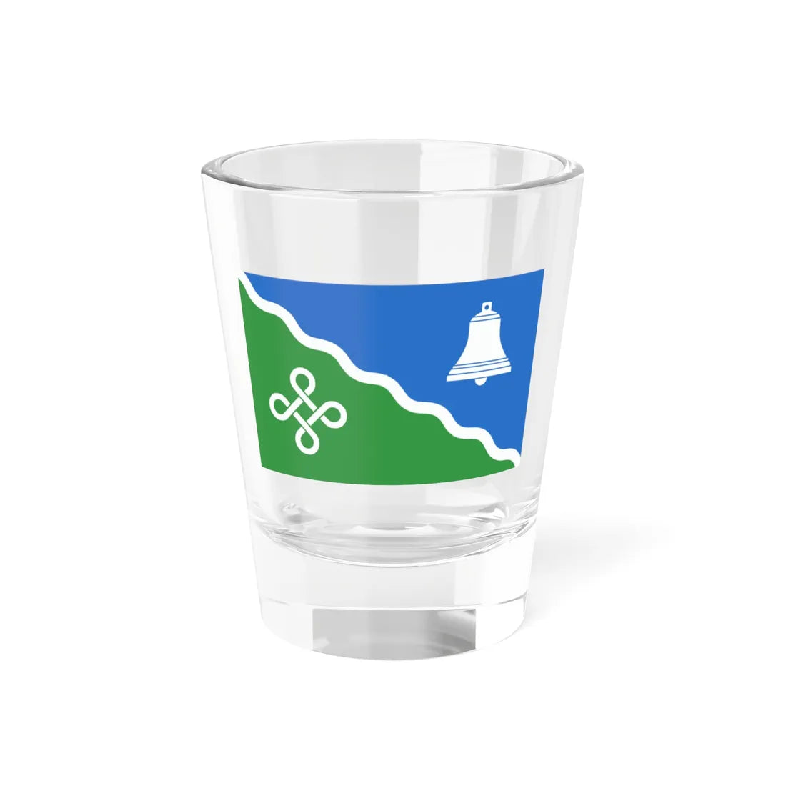 Kastre valla lipp (Estonia) Shot Glass 1.5oz 1.5oz - Go Mug Yourself