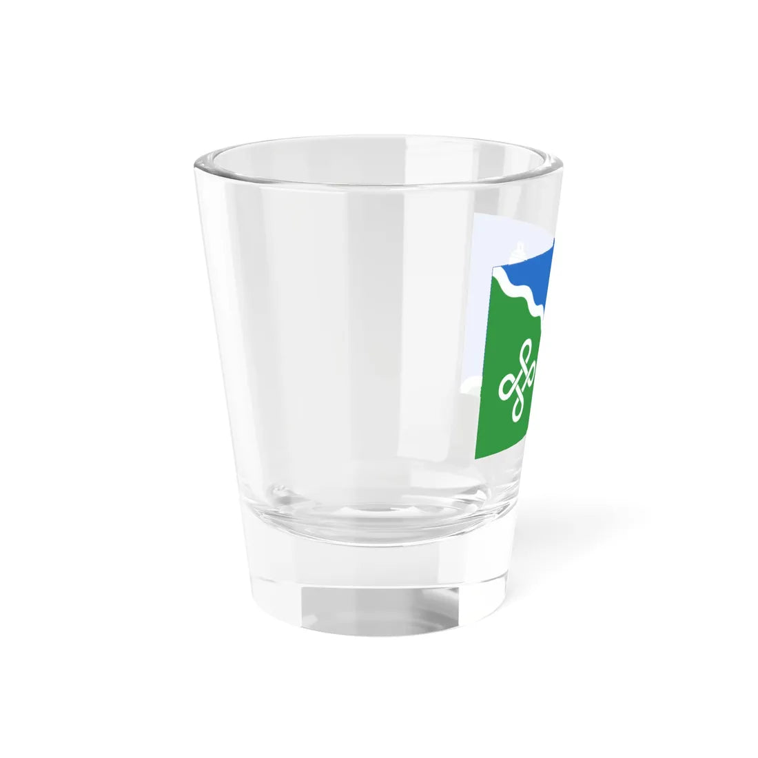 Kastre valla lipp (Estonia) Shot Glass 1.5oz - Go Mug Yourself