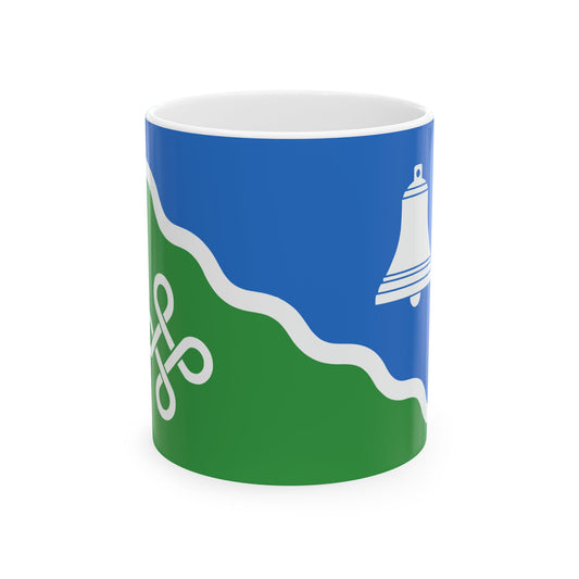 Kastre valla lipp (Estonia) White Coffee Mug-11oz-Go Mug Yourself