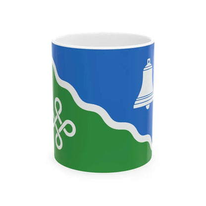 Kastre valla lipp (Estonia) White Coffee Mug 11oz - Go Mug Yourself